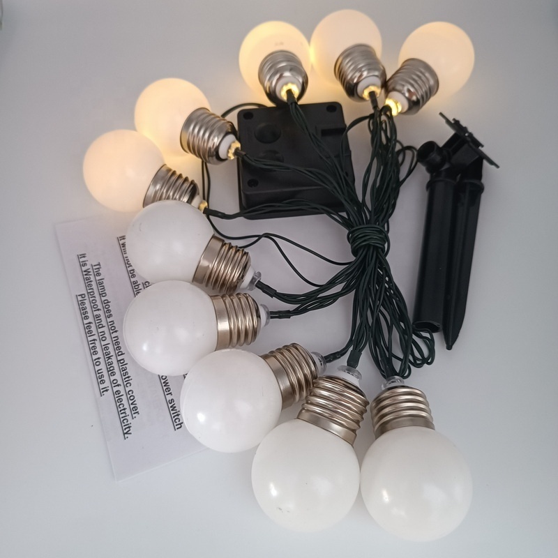 Lampe Solaire Jardin Solar Hanging Light String Bulb Manufacturer Waterproof Retro 10 F5 LED g50 Bulb Indoor and Outdoor Lights