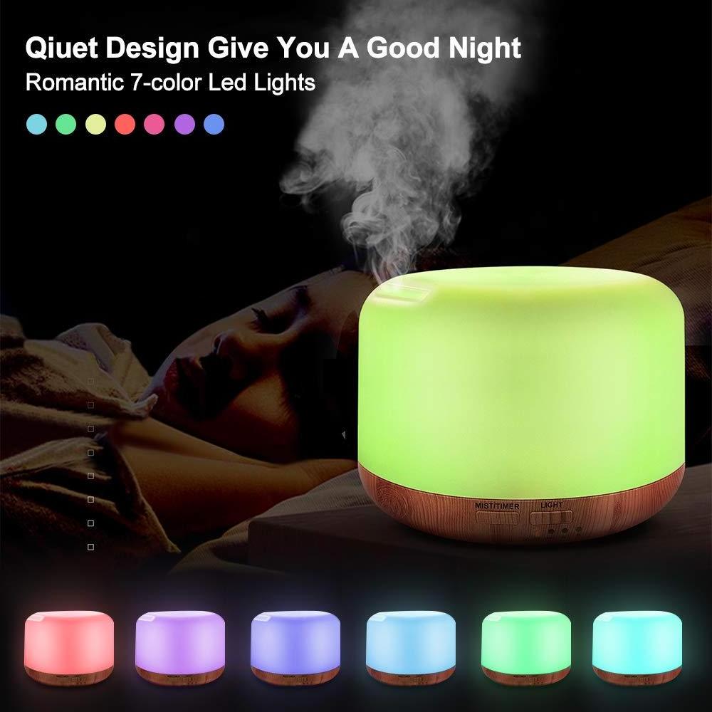 Health Care 300ml Essential Oil Air Mist Diffuser Quiet Aroma Essential Oil Diffuser with Adjustable Cool Mist Humidifier