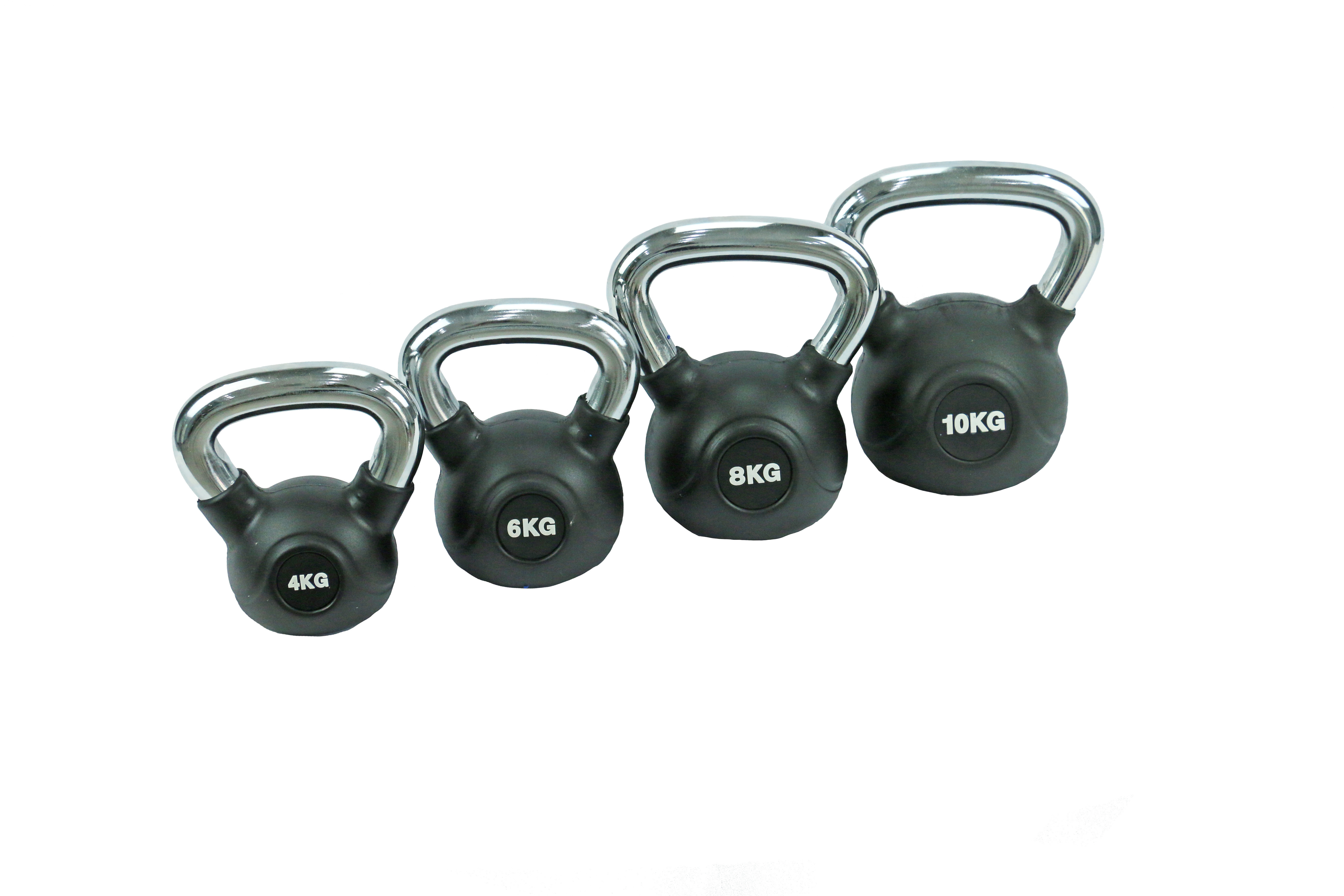 Heavy Gym Equipment Fitness Custom Wholesale Cast Iron Powder Rubber Coated 24 Kg Kettlebell