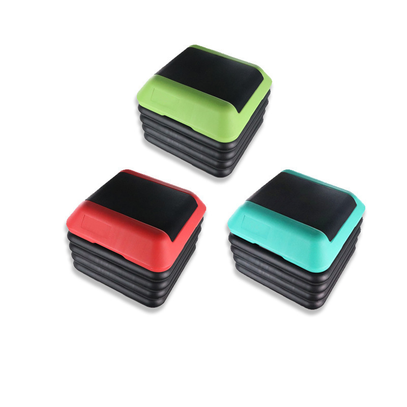 Hot selling fitness plastic aerobic cardio training Square Portable Adjustable Mini aerobic step