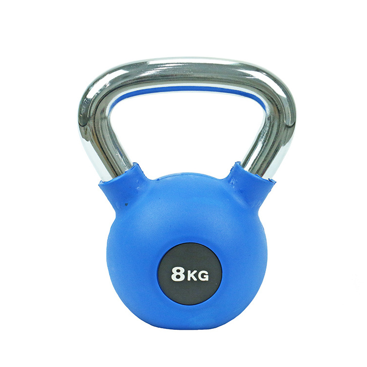 Heavy Gym Equipment Fitness Custom Wholesale Cast Iron Powder Rubber Coated 24 Kg Kettlebell