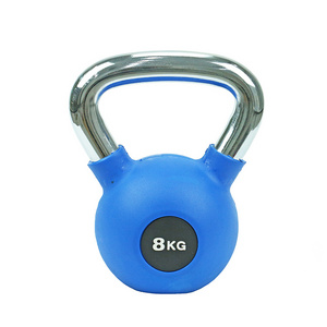 Heavy Gym Equipment Fitness Custom Wholesale Cast Iron Powder Rubber Coated 24 Kg Kettlebell