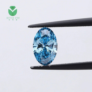 Lab Created Blue Diamond 0.5-2 Carat Synthetic Blue Diamonds Prices Loose Blue Diamonds