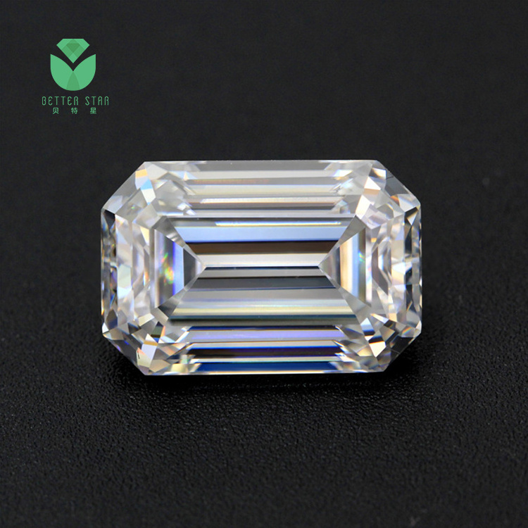 0.5-2 Carat Emerald Cut Synthetic Loose Diamond Lab Diamond Igi Certificate Diamond