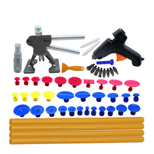 PDR TOOLS Paintless Dent Repair Tools Dent Lifter Kit With Slide Hammer 40W Hot Glue Gun glue Gun Sticks Glue Tabs