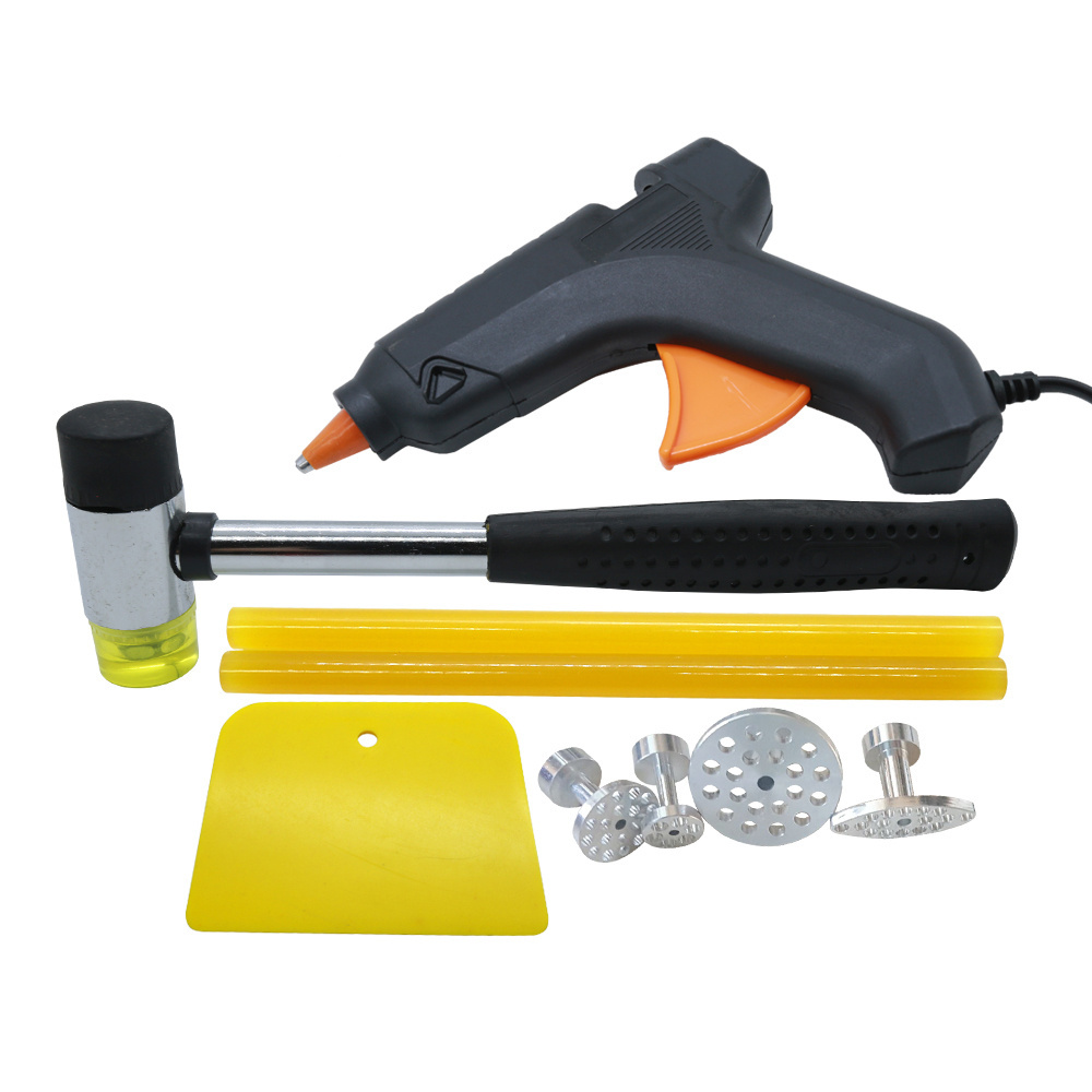 PDR Tools Paintless Dent Repair Tools DIY Car Dent Repair Tool Hot Melt Glue Gun With Glue Sticks Hammer Kit