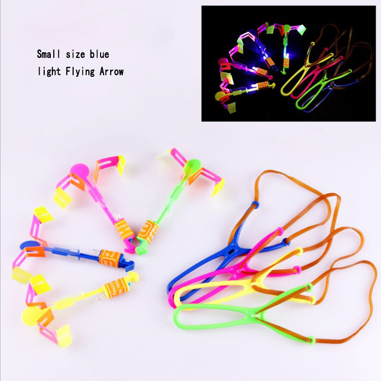 Wholesale LED Slingshot Helicopter Toy Light Up Flying Arrow Toys For Kids