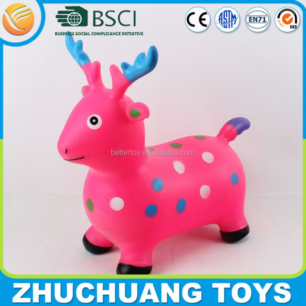 wholesale giant inflatable goats jumping animals kids toys