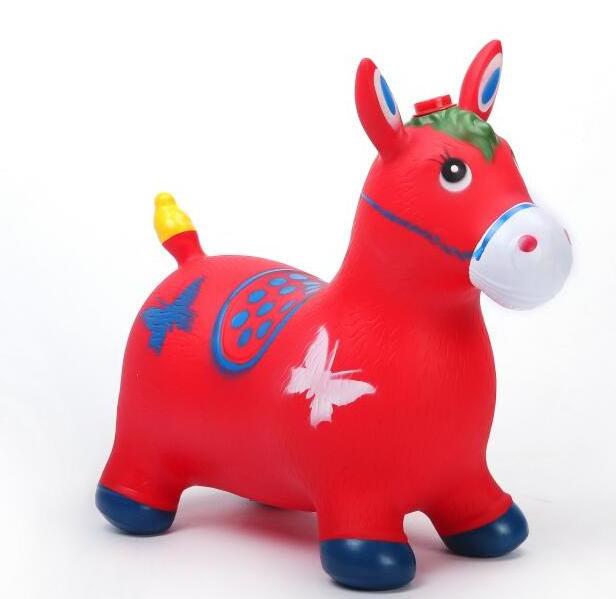 jumping horse old design bouncer toy for kids jumping inflatable animals