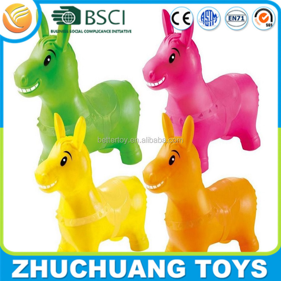 jumping horse big inflatable animal toy horse for sale