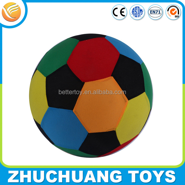 40cm  popular inflatable fabric covered beach soccer ball