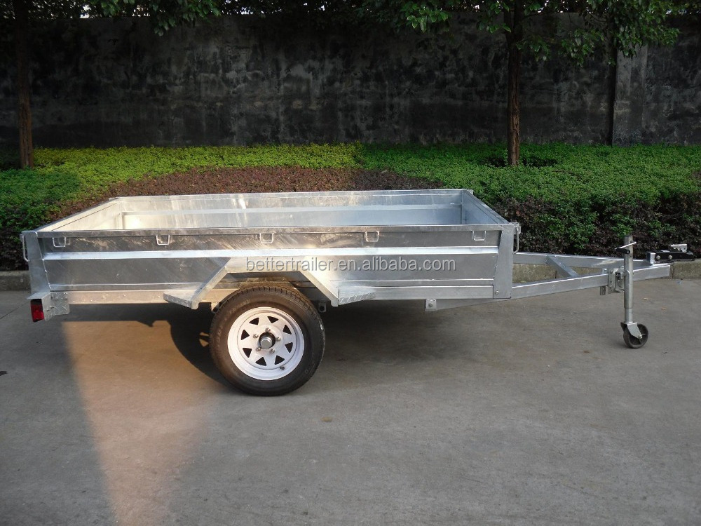 popular light weight easy towing 6x4 box utility trailer for sale