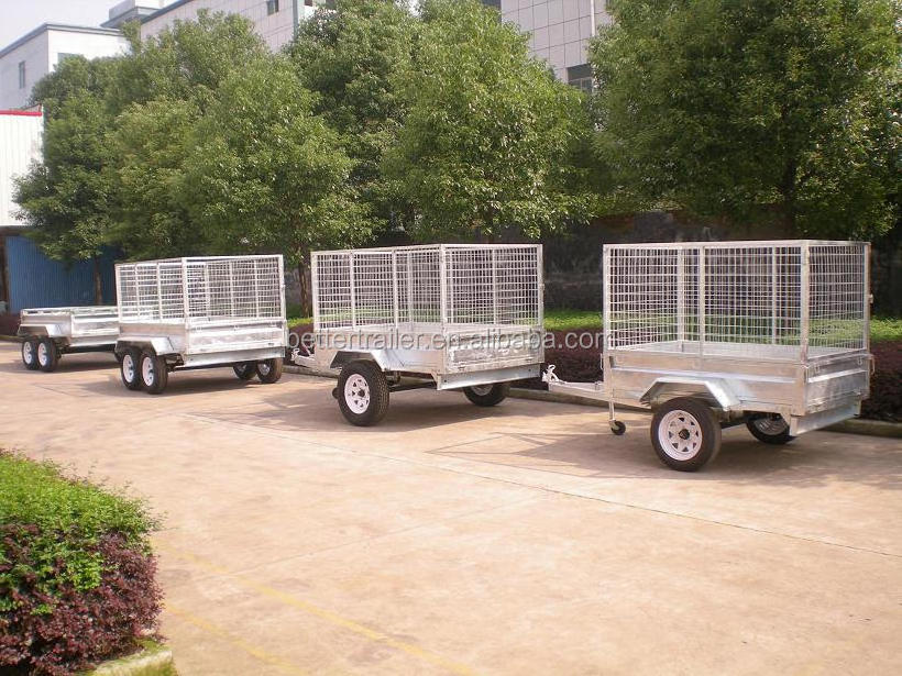 WMI hot dipped galvanized small size utility towing  trailer