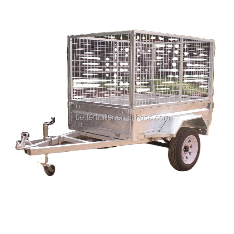 WMI hot dipped galvanized small size utility towing  trailer