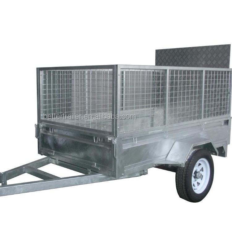 WMI hot dipped galvanized small size utility towing  trailer