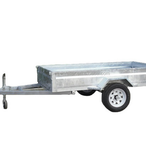 popular light weight easy towing 6x4 box utility trailer for sale