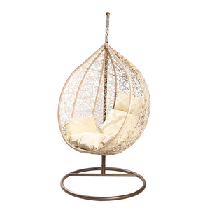 Standing Egg Chair Swing Pillow Black Hanging Chairs Single Patio Swings Balcony Ceiling Rocking Cushion