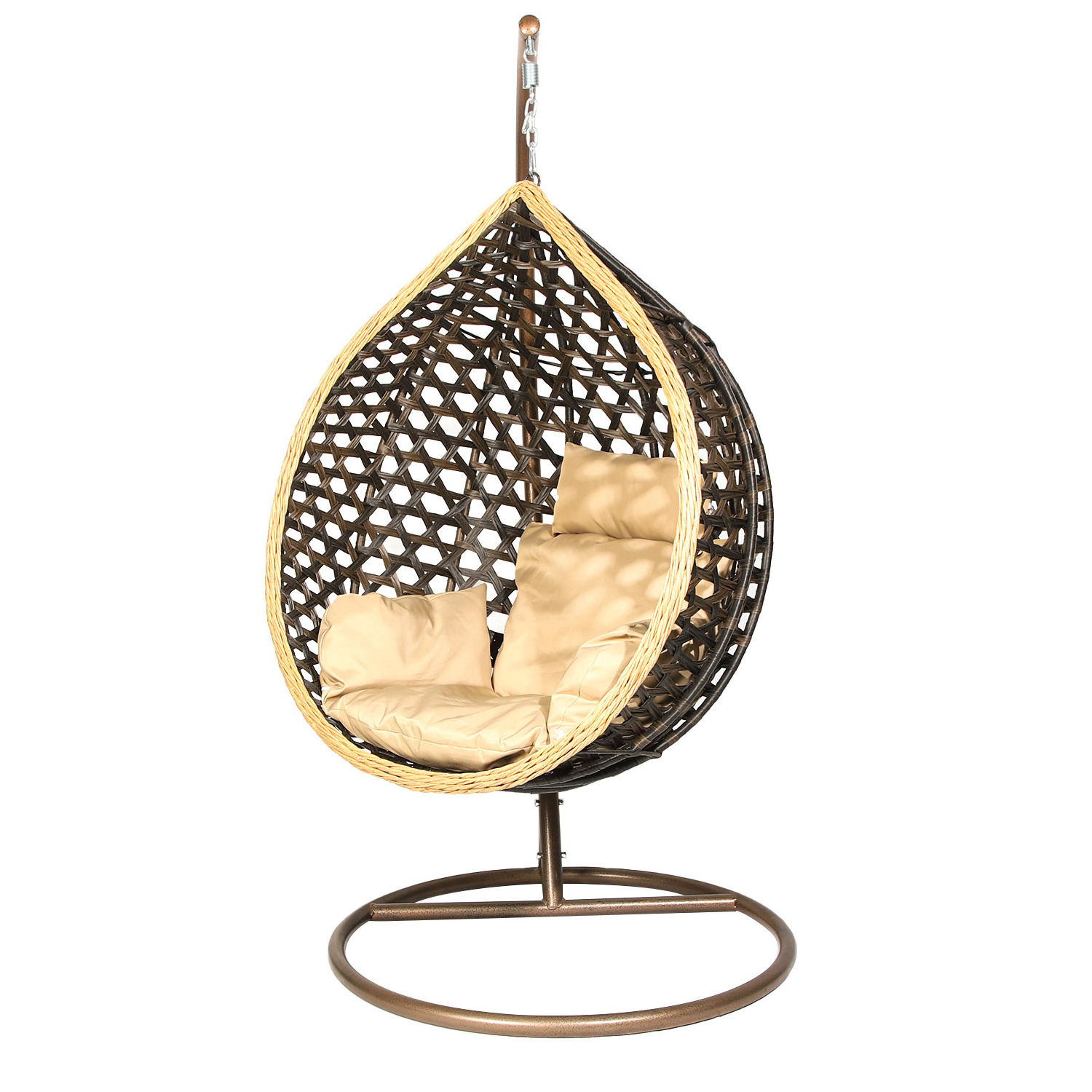 teardrop hanging chair modern adult standing cheap black woven wicker half egg chair for bedroom