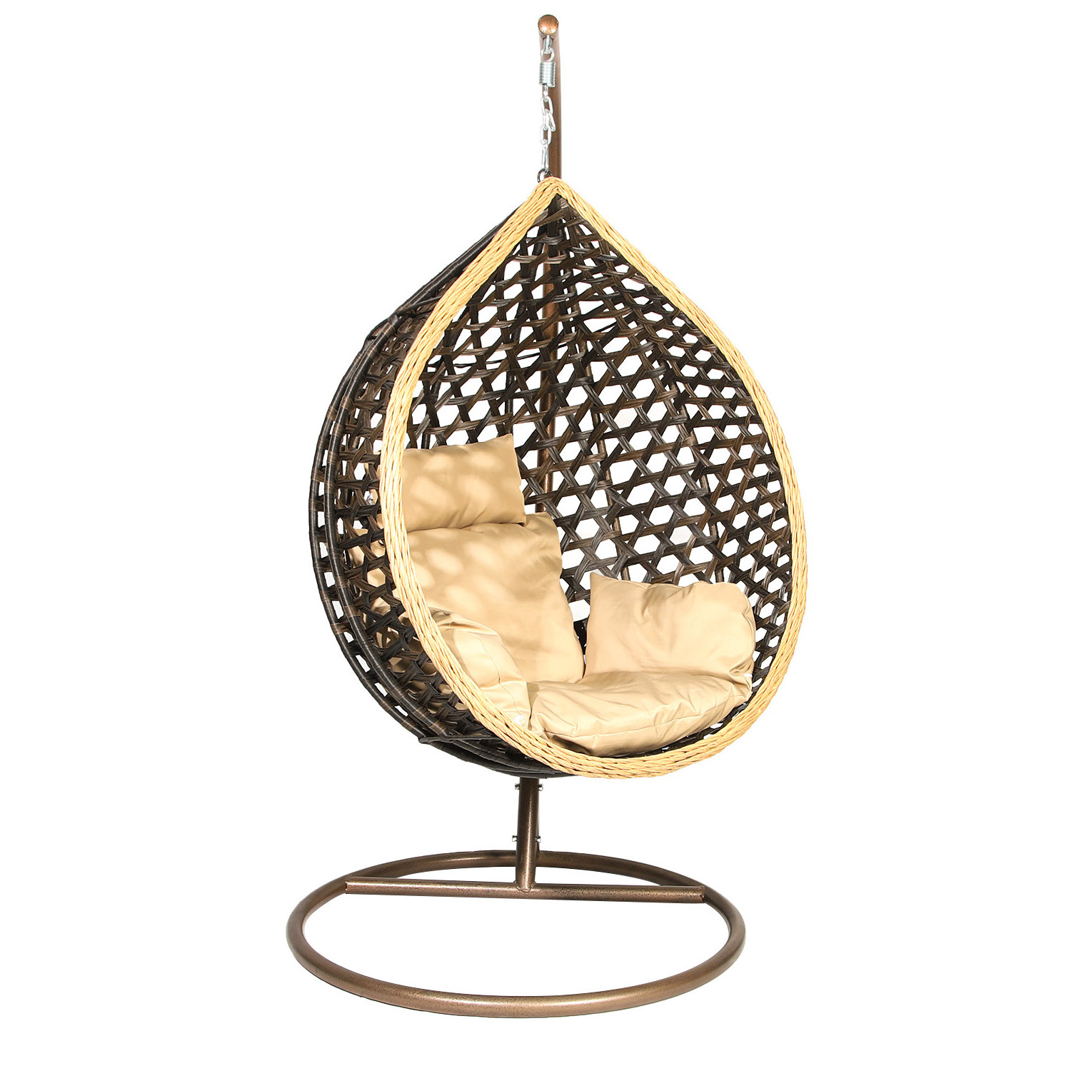 teardrop hanging chair modern adult standing cheap black woven wicker half egg chair for bedroom