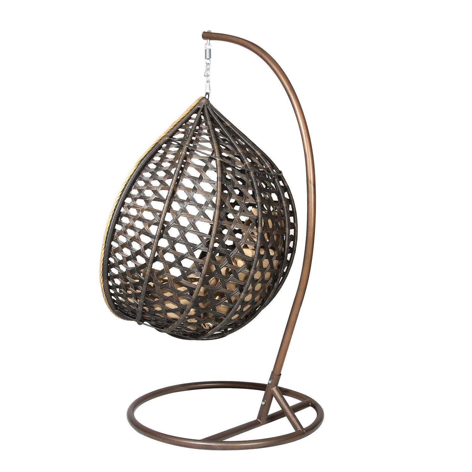 teardrop hanging chair modern adult standing cheap black woven wicker half egg chair for bedroom