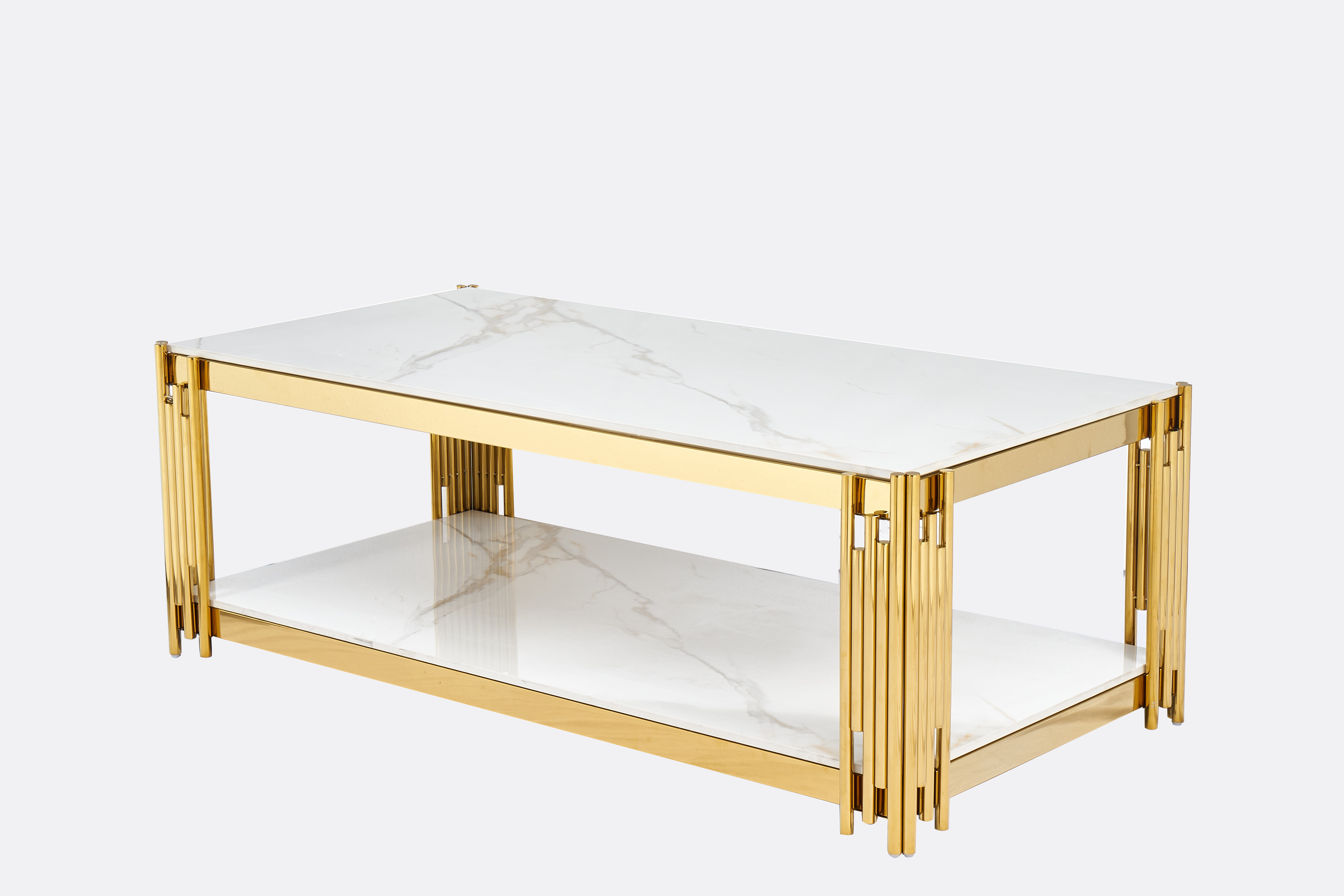 modern nordic sofa center tea tables gold stainless steel white sintered stone coffee table for living room