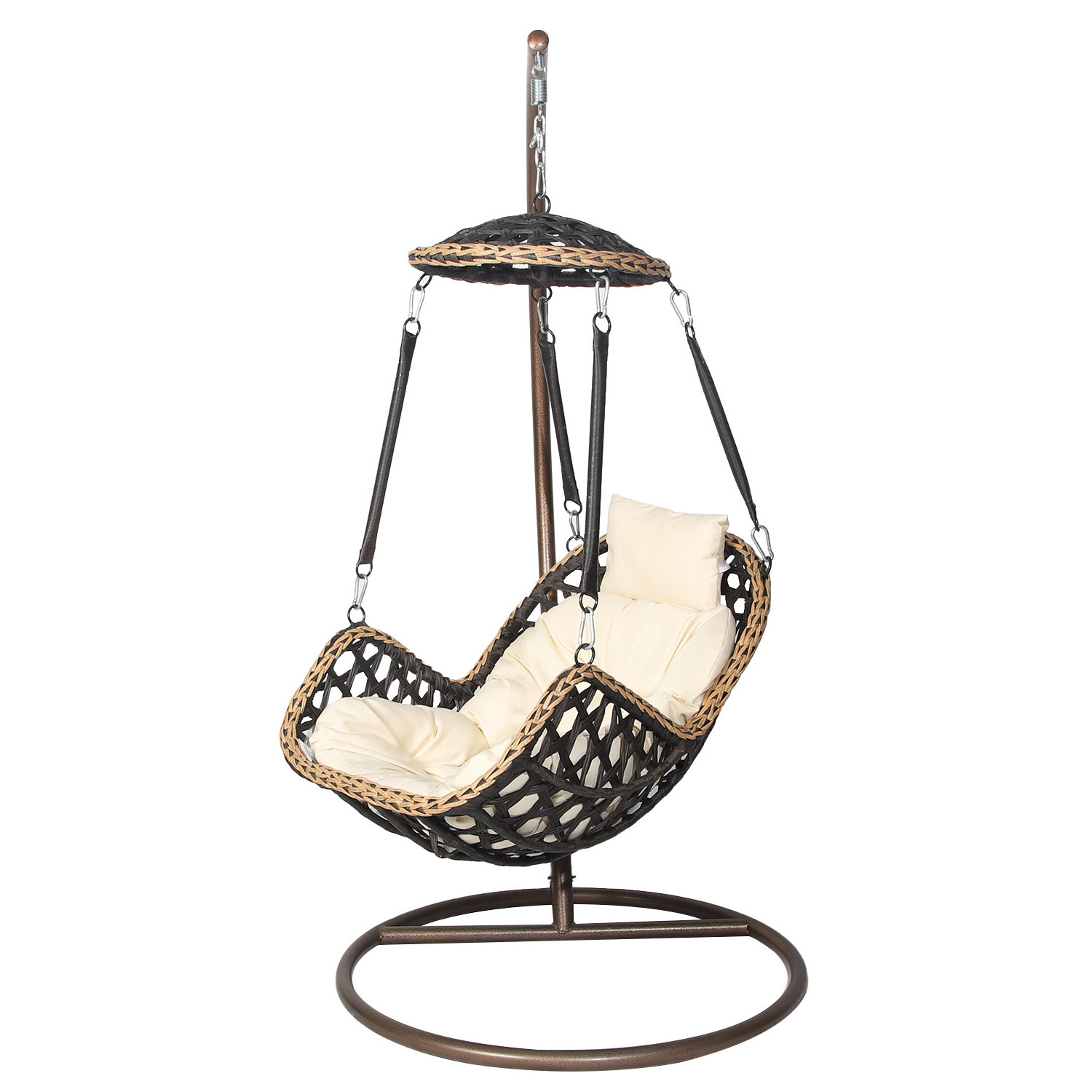 outdoor furniture rocking portable adult outdoor wicker egg porch swing chair for balcony