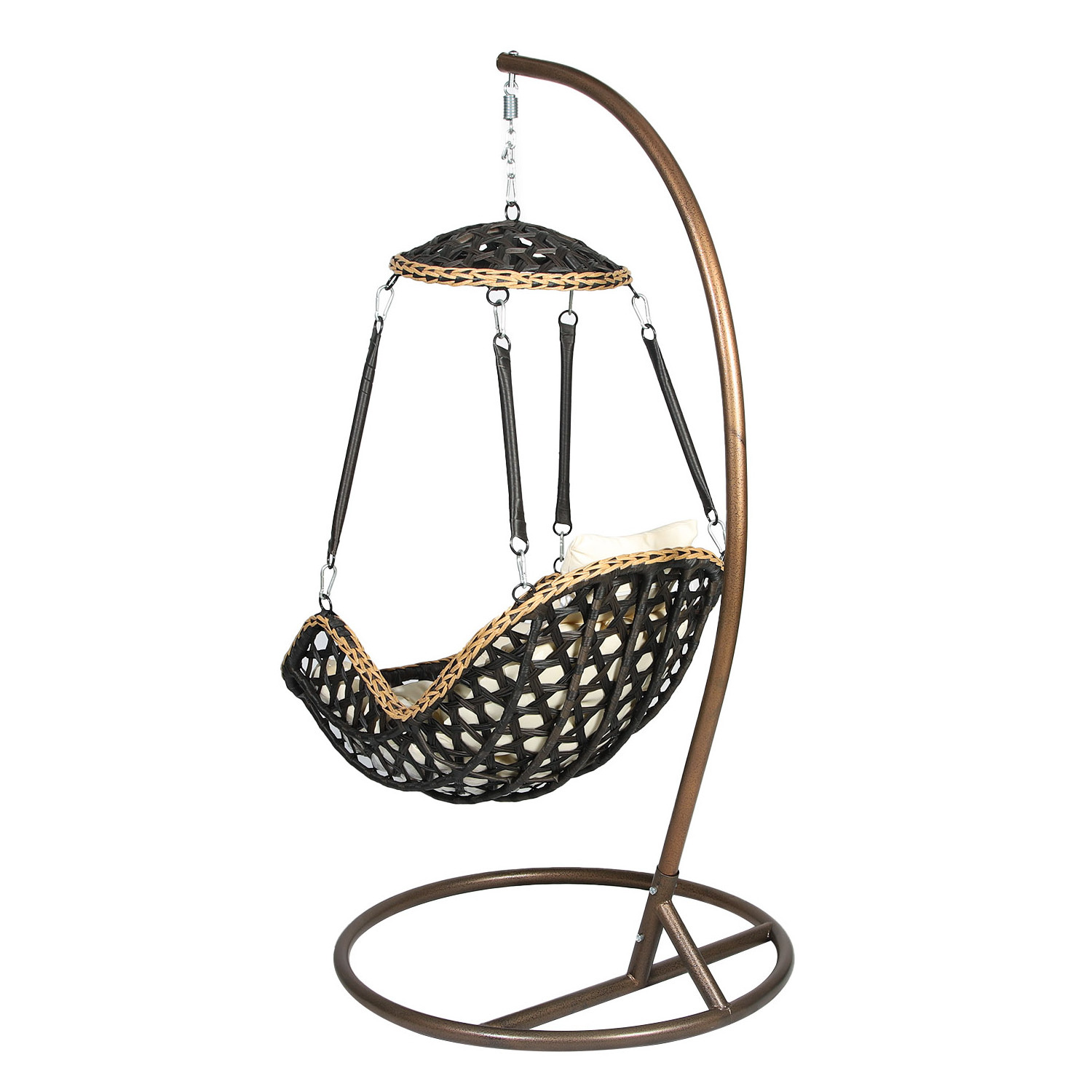 outdoor furniture rocking portable adult outdoor wicker egg porch swing chair for balcony