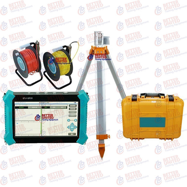 Cross Hole Ultrasonic System TWO Channels Automatic Integrity Test Borehole Logging Equipment