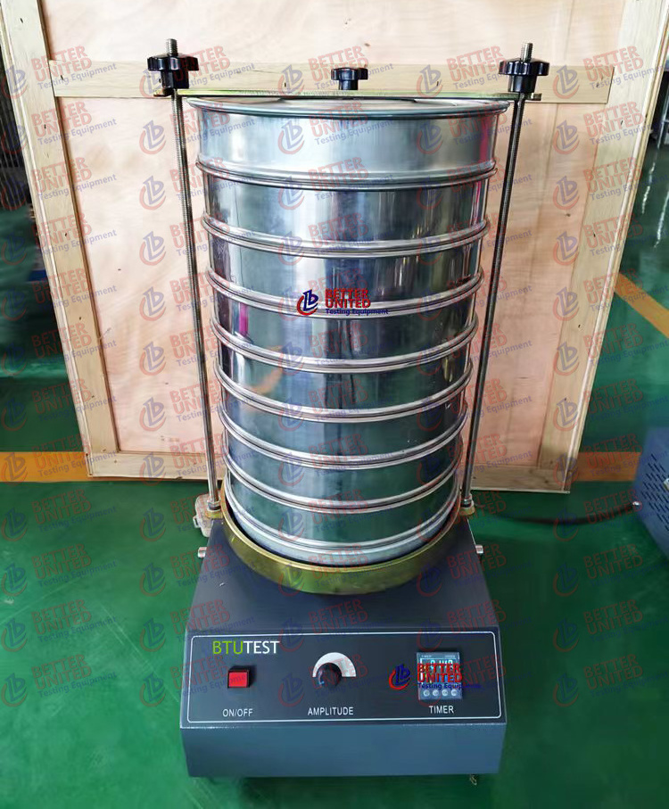 200mm standard soil sieve shaker test equipment for sale