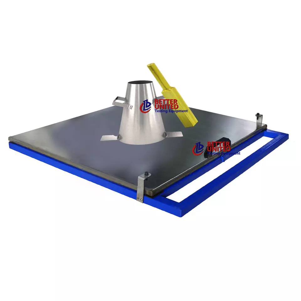 Concrete Flow Table, Flow Table Test Galvanised Steel Cone