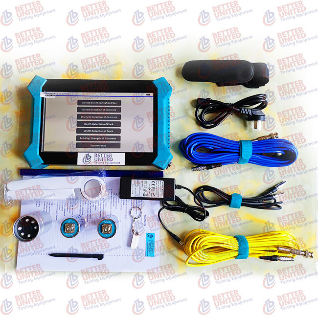 Cross Hole Ultrasonic System TWO Channels Automatic Integrity Test Borehole Logging Equipment