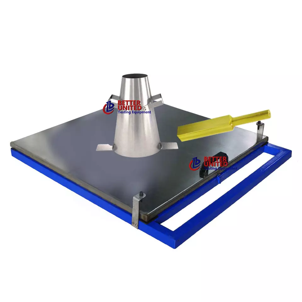 Concrete Flow Table, Flow Table Test Galvanised Steel Cone