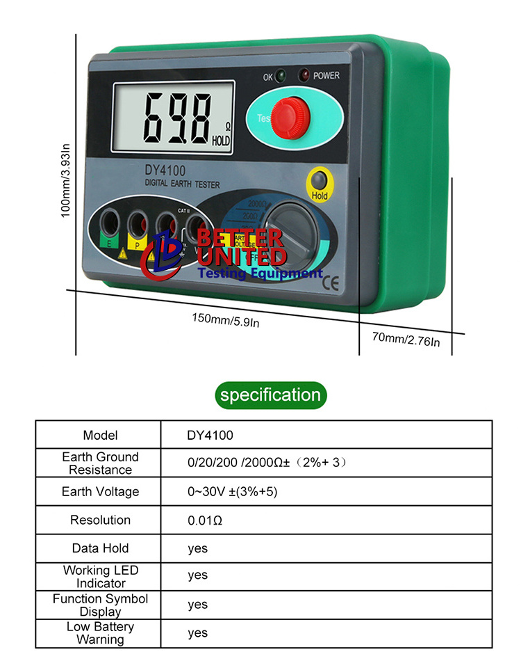 Deep Earth Resistivity Meter Survey Equipment Earth Resistance Tester