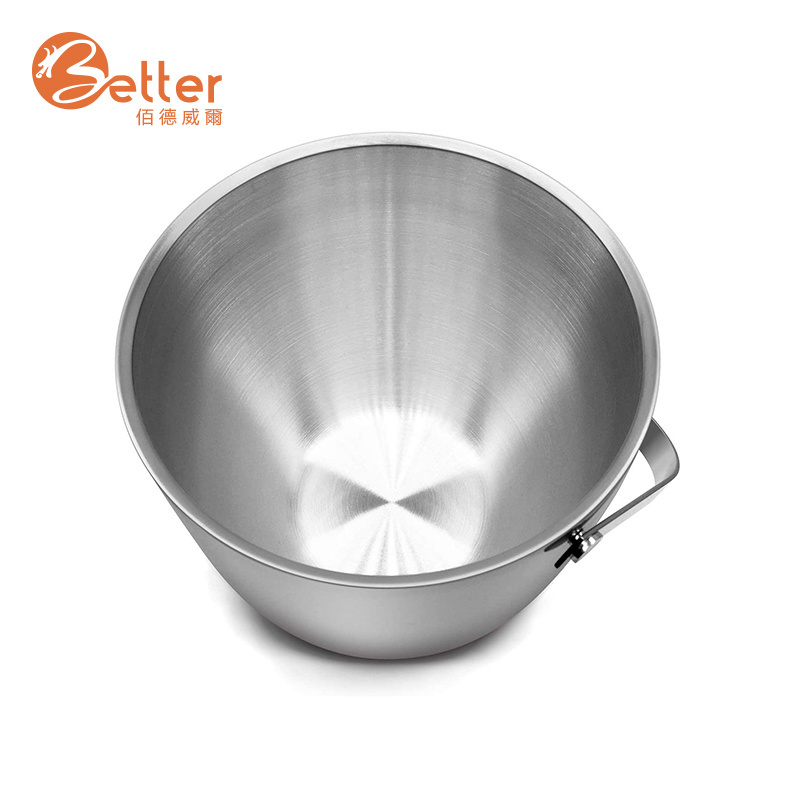 High Quality Double Wall Stainless Steel Ice Bucket with Tong for Night Club Party KTV Cooler Beer Holder