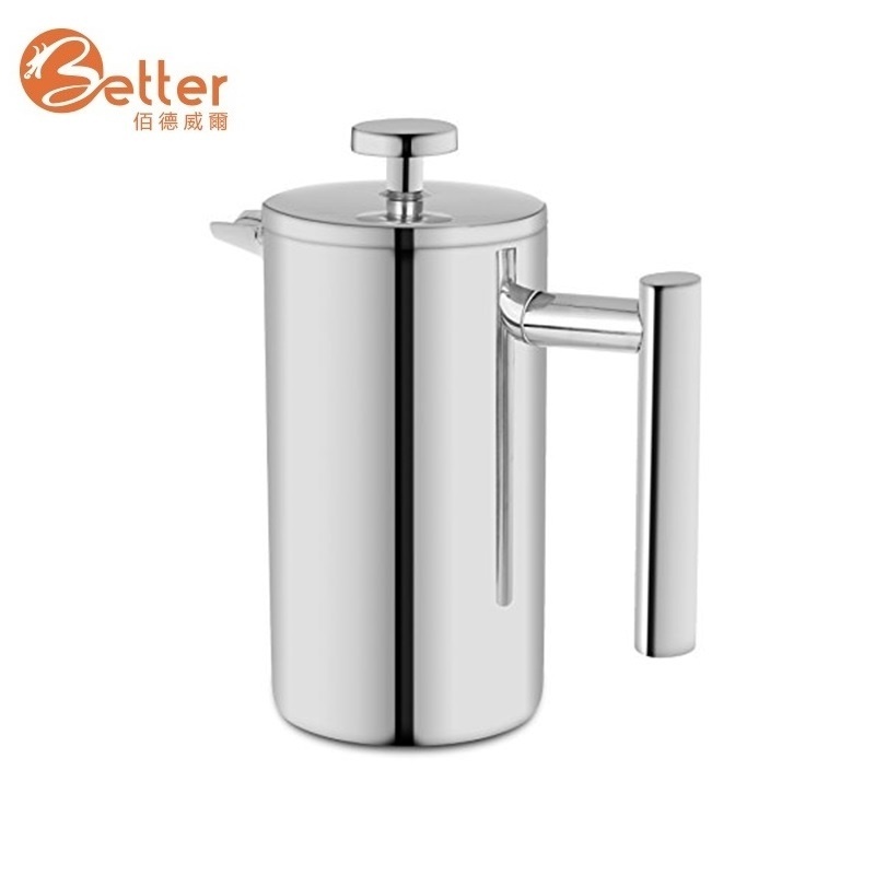 High Quality Double Wall Stainless Steel French Press Coffee and Tea Maker