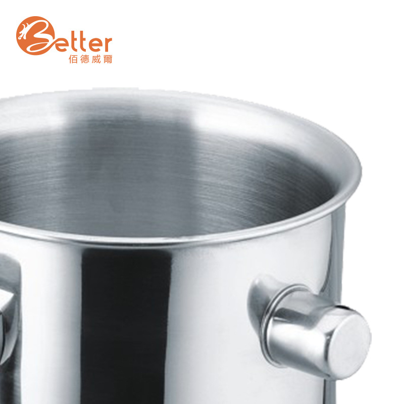 High Quality 1.5L Stainless Steel Double Wall Whistling Milk Pot