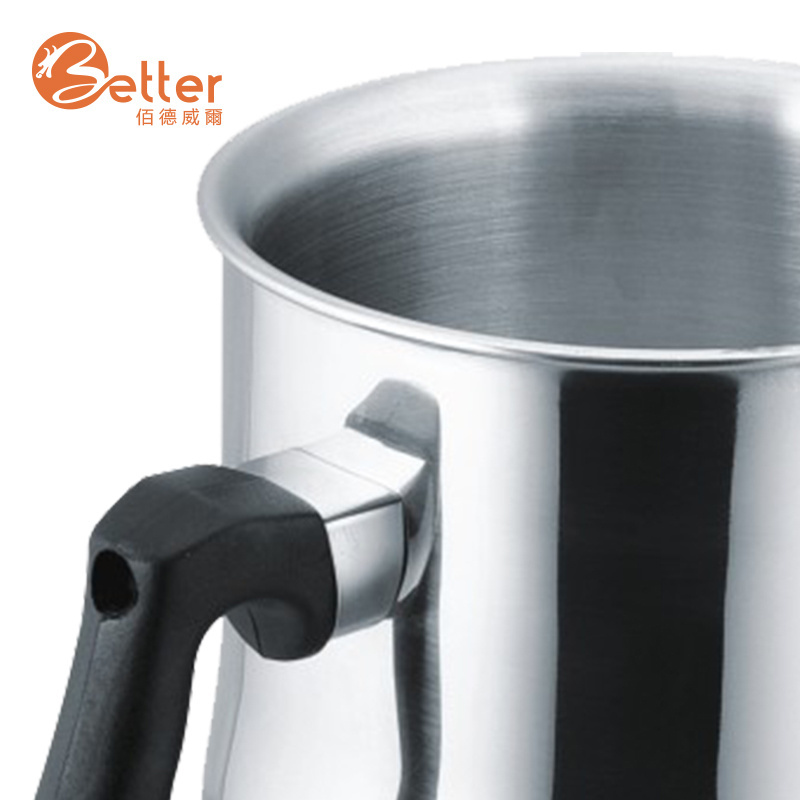 High Quality 1.5L Stainless Steel Double Wall Whistling Milk Pot