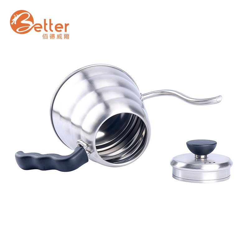 1.0L/1.2L Stainless Steel Pour Over Gooseneck Kettle Coffee and Tea Kettle