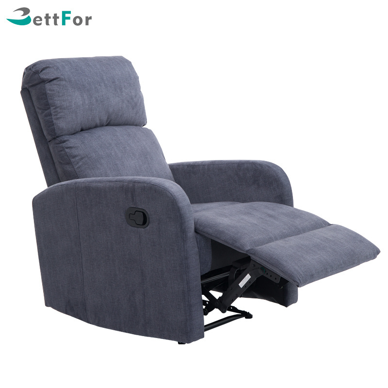 Suede fabric small single modern recliner sofa BRC-360