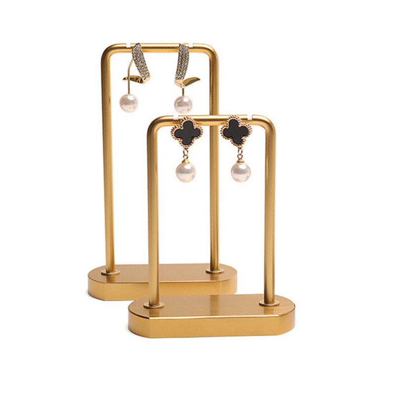 High End Earring Display Stand Metal Earring Holder Jewelry Organizers For Shops Jewelry Hanger