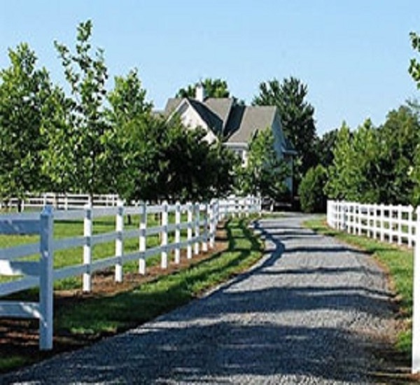 Outdoor UV Resistance White PVC WPC Horse  Fence