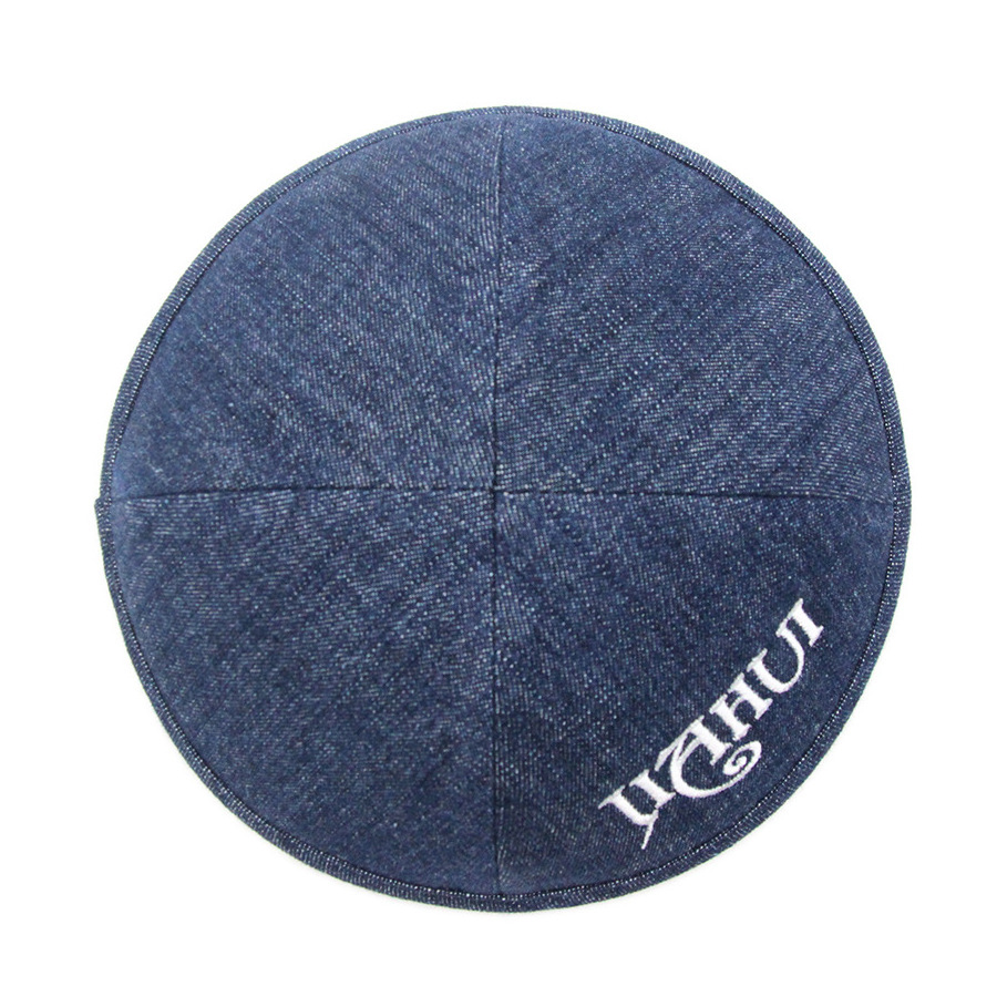 Knit kippah full moslem suede wedding jeans jewish kippah hat