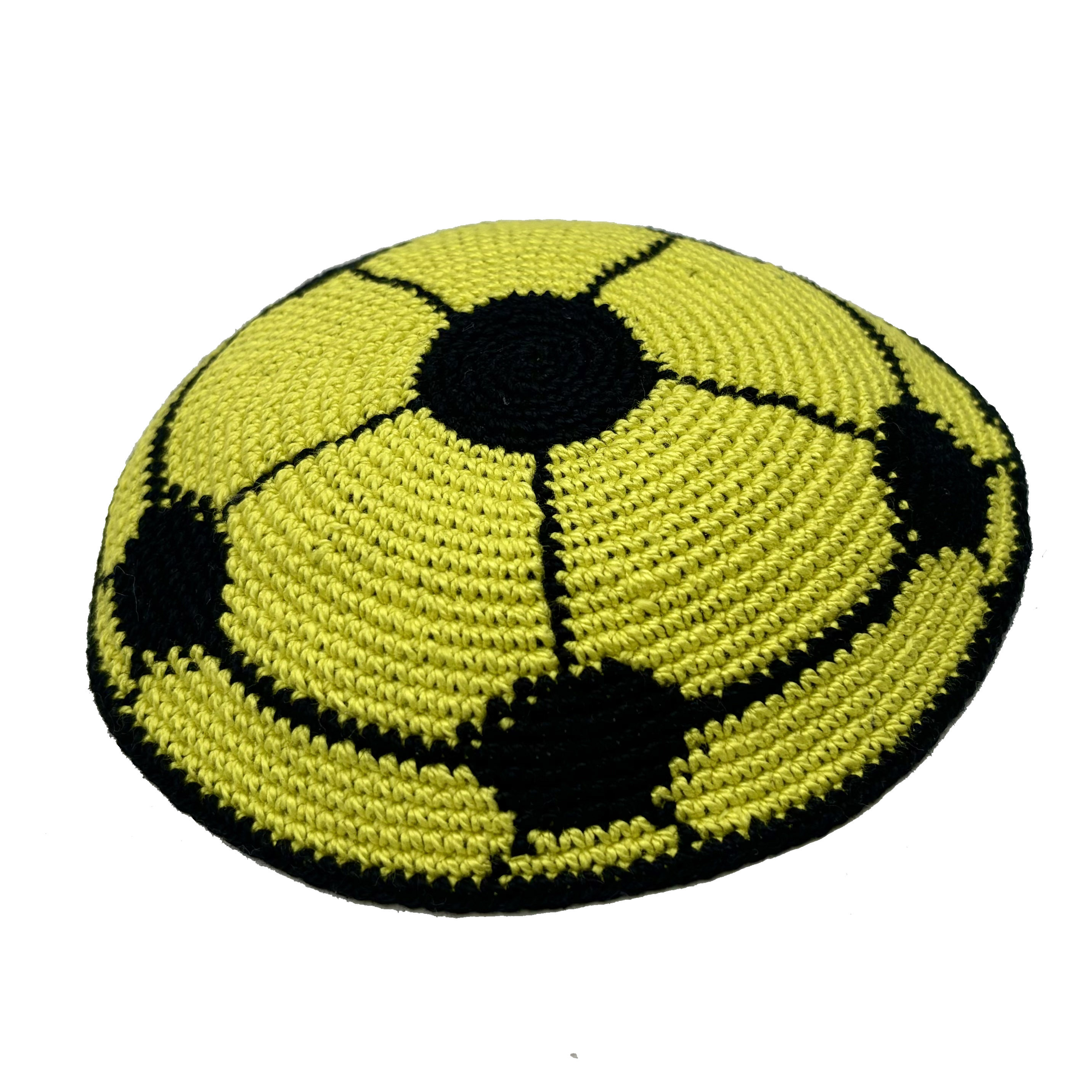 DMC Men Boys Kids Stylish football Design for  Outdoor Business Scenes handmade crochet Kippah Hat kippah and yarmulke