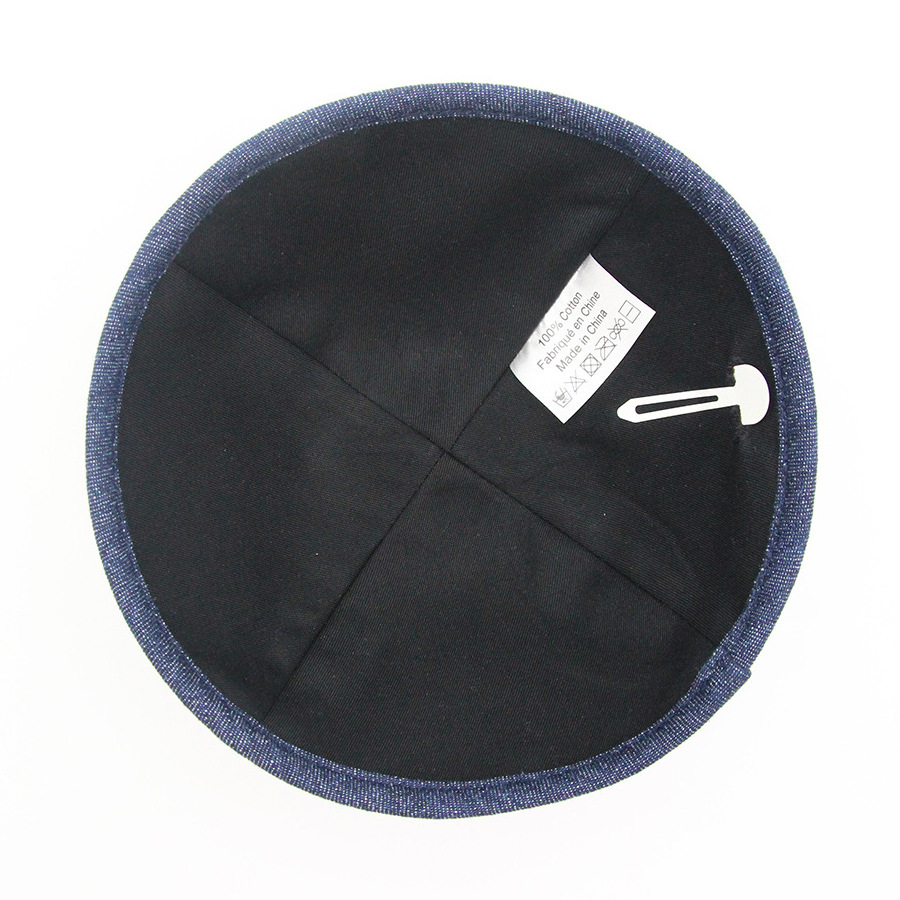 Knit kippah full moslem suede wedding jeans jewish kippah hat