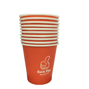 7 oz 8 oz 9 oz Disposable Coffee Tea Water Drinks Cup with Lids Production of Paper Cups China