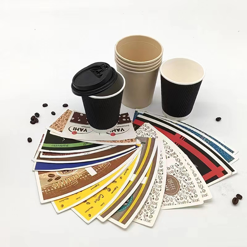 7 oz 8 oz 9 oz Disposable Coffee Tea Water Drinks Cup with Lids Production of Paper Cups China