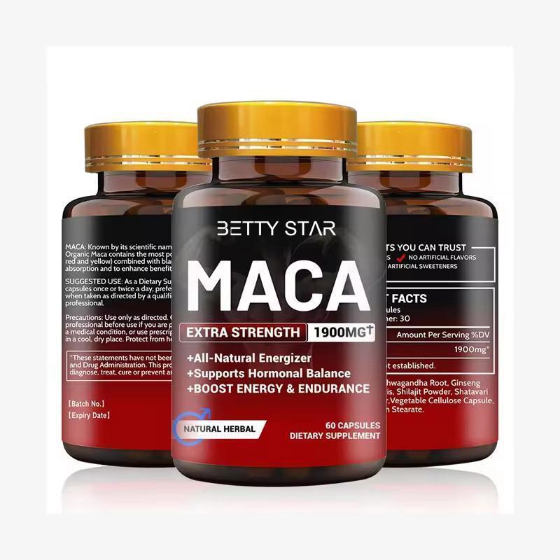 Men Fertility Tablet Male Natural Organic Herbal Maca Sperm Increase the Fertility Maca capsules