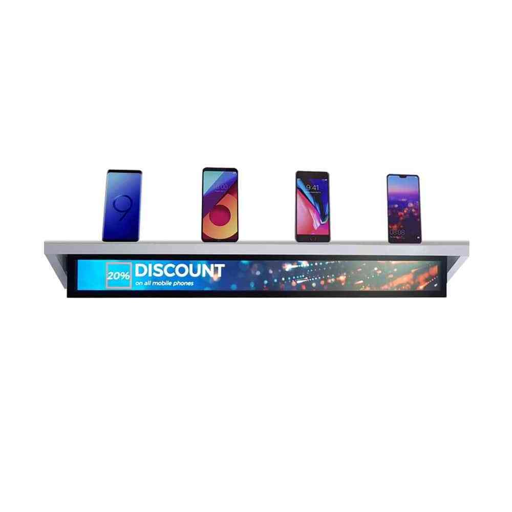 2021 Cheap Price Shelf Display Ultra Wide Touch Screen Stretch Bar LCD