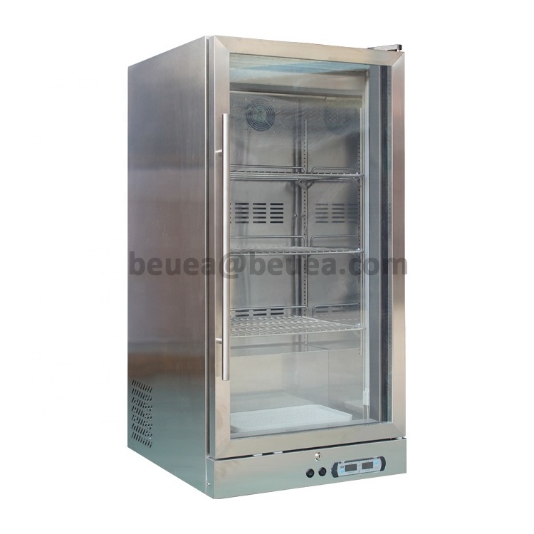 Panic Buying One Glass Door Showcase Hanging Meat Dry Aging Refrigerator