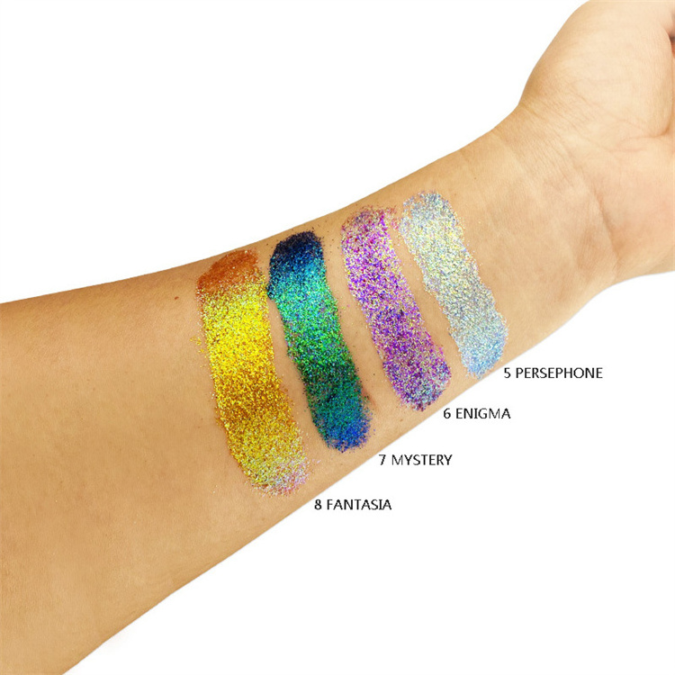 Halloween Makeup Eco Friendly Liquid Glitter Glue Wholesale Party Holographic Face Body Reflective Chunky Glitter Gel Eyeshadow